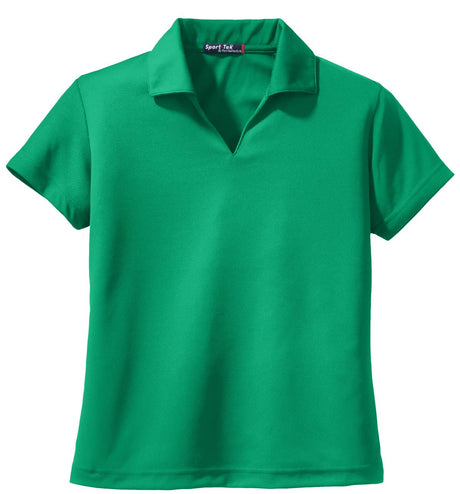 Sport-Tek Women's Dri-Mesh V-Neck Polo L469 Womens Apparel Shirts & Tops