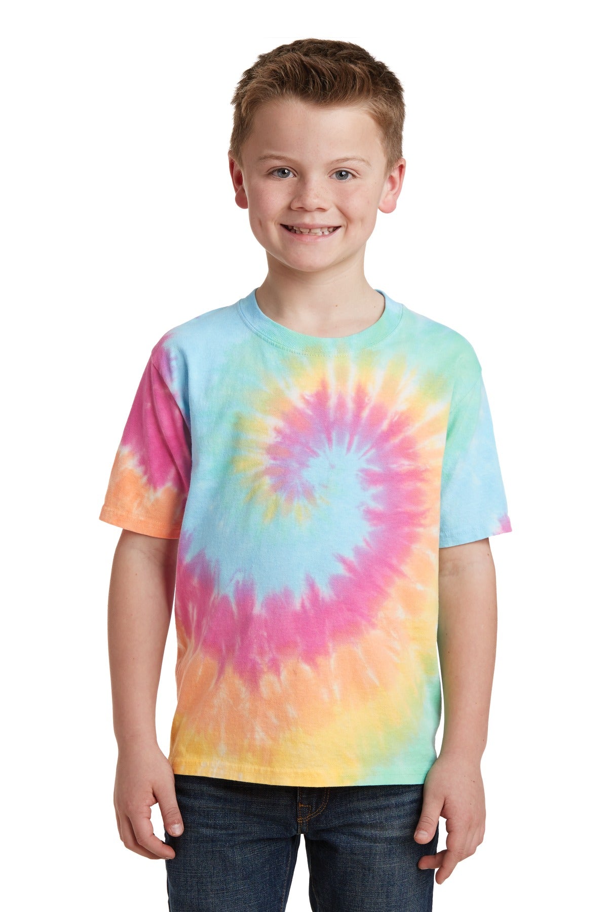 Port & Company Youth Tie-Dye Tee Youth Apparel Shirts & Tops