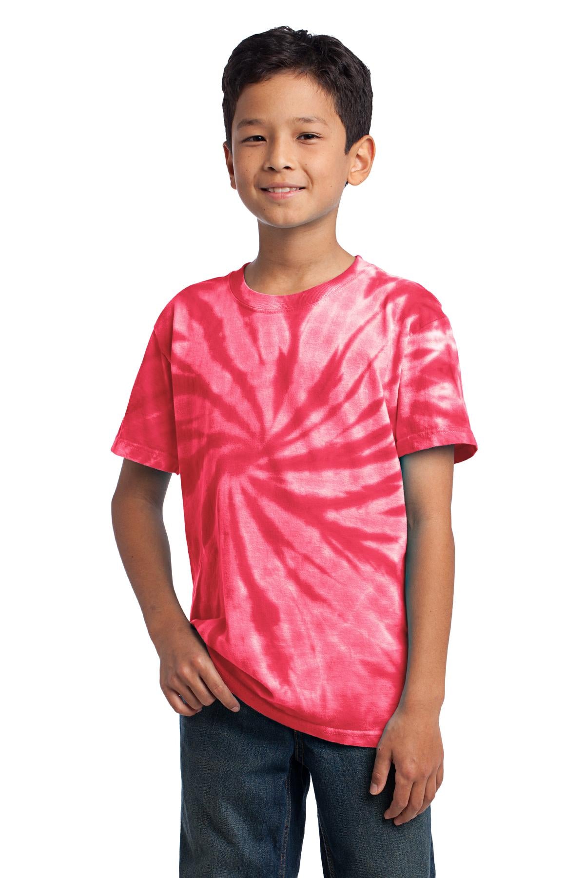 Port & Company Youth Tie-Dye Tee Youth Apparel Shirts & Tops