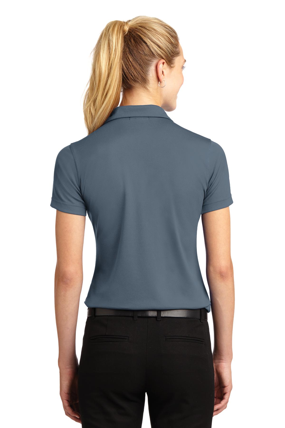 Sport-Tek Women's Dri-Mesh V-Neck Polo L469 Womens Apparel Shirts & Tops