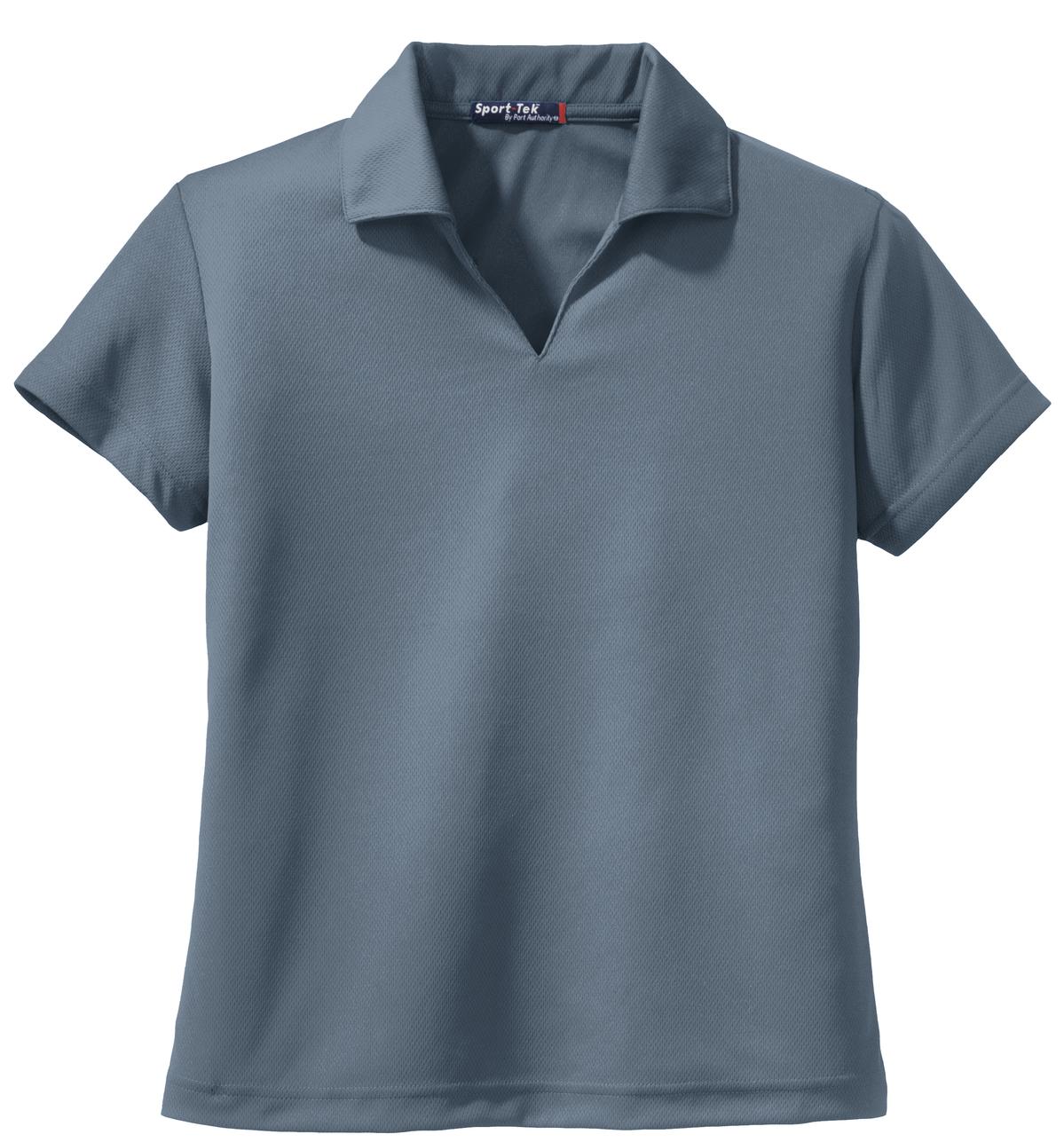 Sport-Tek Women's Dri-Mesh V-Neck Polo L469 Womens Apparel Shirts & Tops