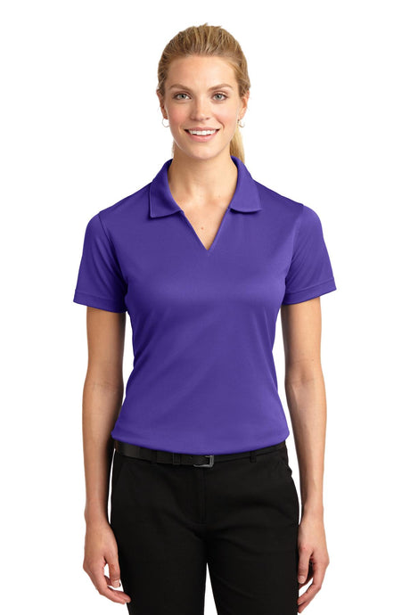 Sport-Tek Women's Dri-Mesh V-Neck Polo L469 Womens Apparel Shirts & Tops