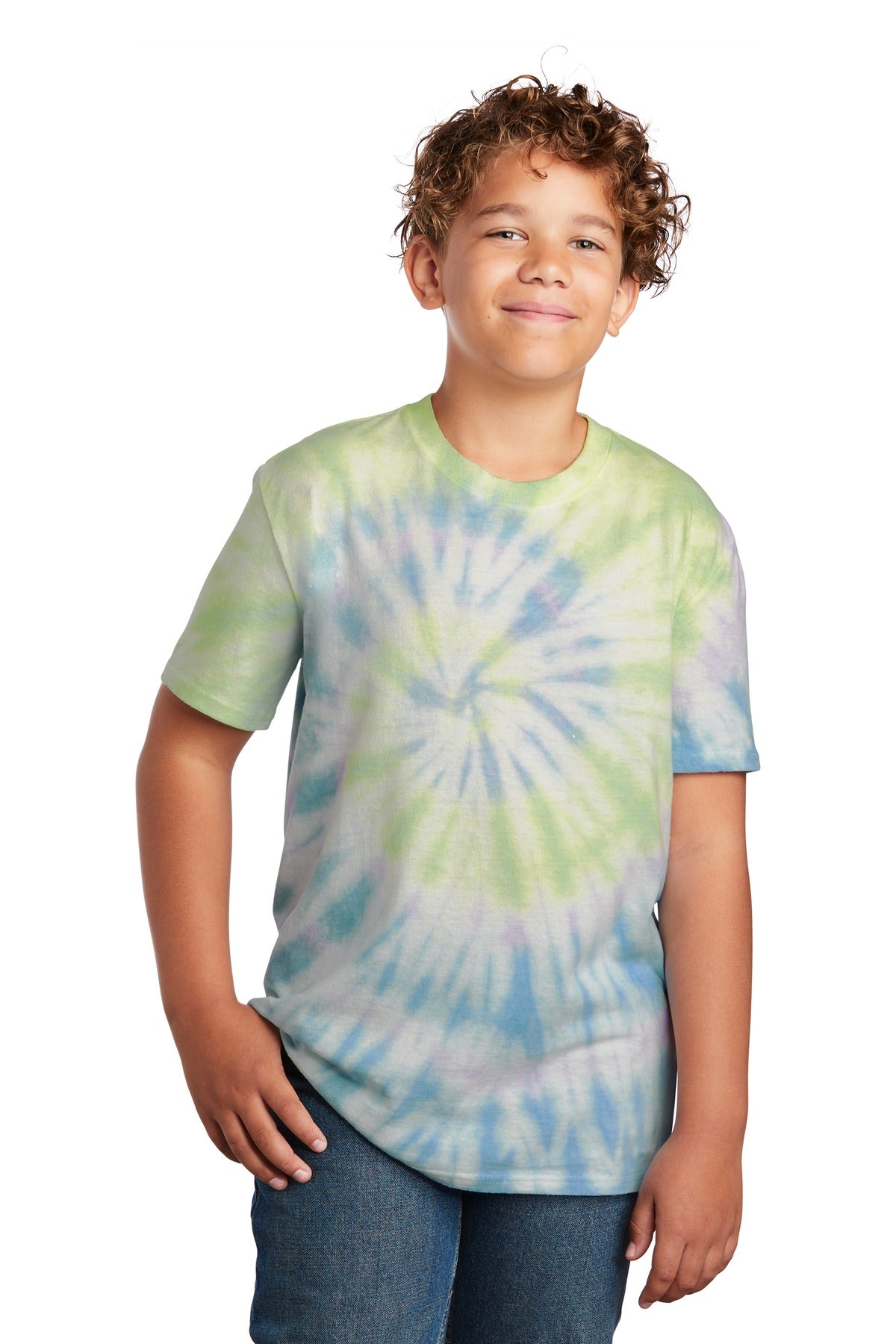 Port & Company Youth Tie-Dye Tee Youth Apparel Shirts & Tops