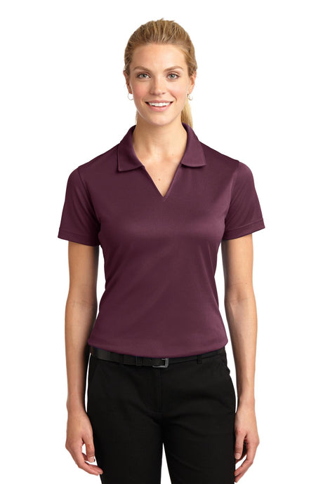 Sport-Tek Women's Dri-Mesh V-Neck Polo L469 Womens Apparel Shirts & Tops