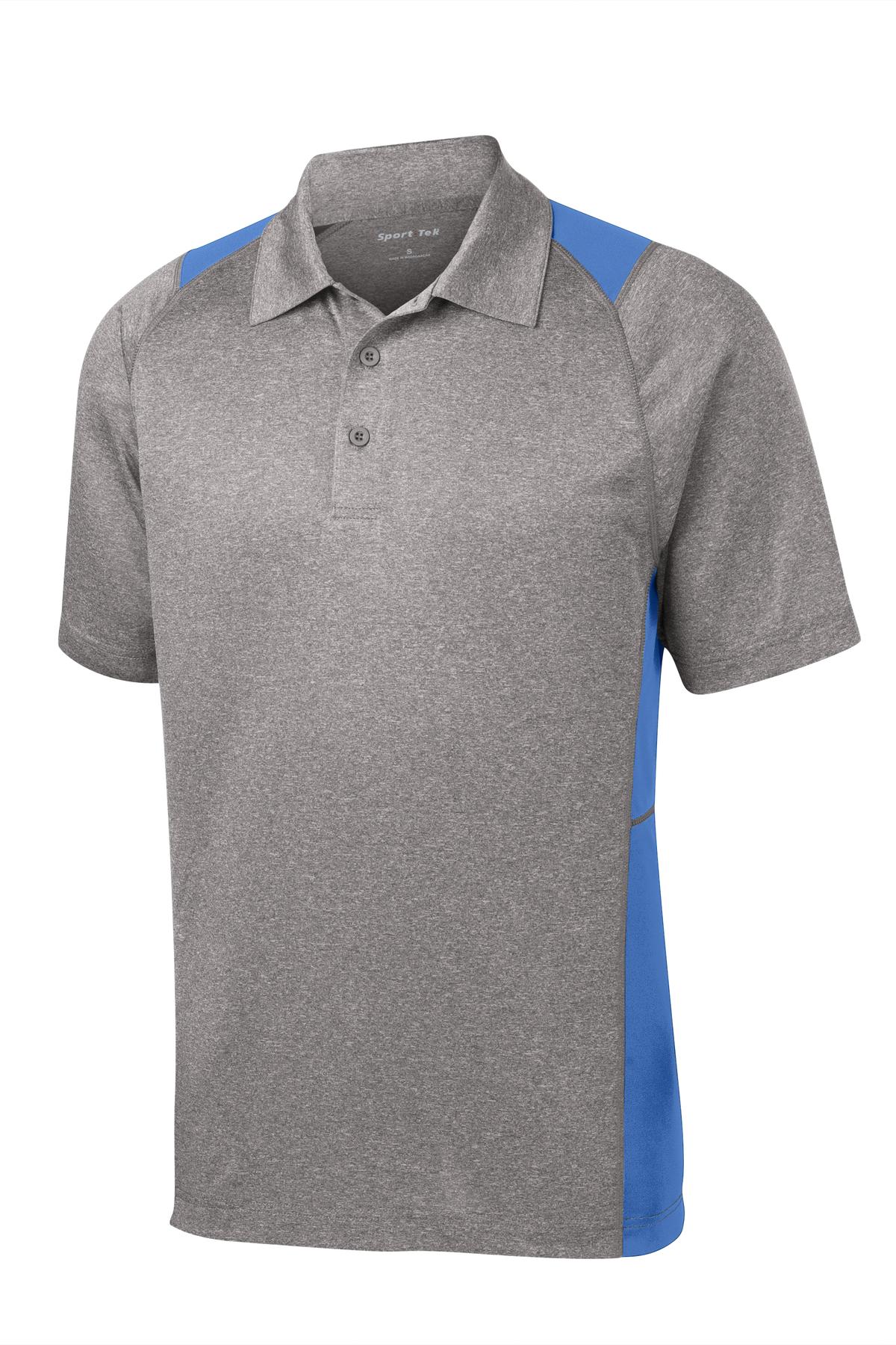 Sport-Tek Men's Heather Colorblock Contender Polo Mens Apparel Shirts & Tops