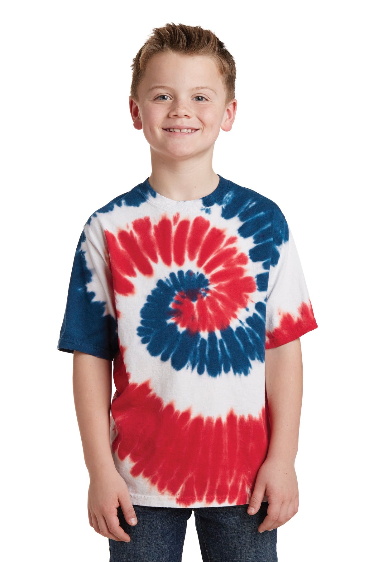 Port & Company Youth Tie-Dye Tee Youth Apparel Shirts & Tops