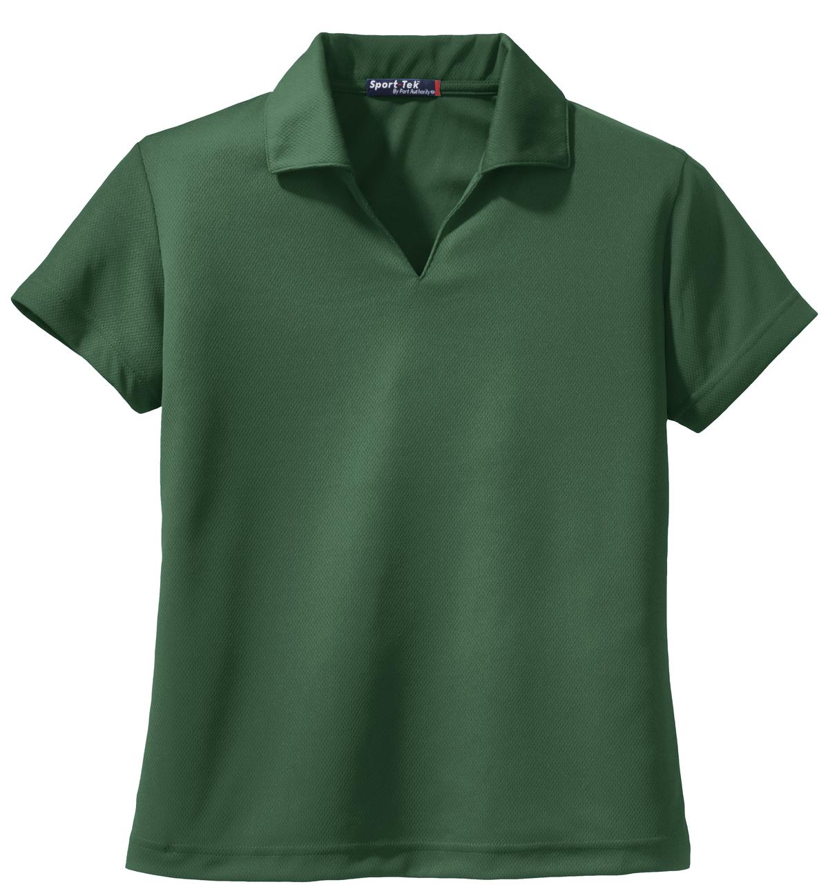Sport-Tek Women's Dri-Mesh V-Neck Polo-3