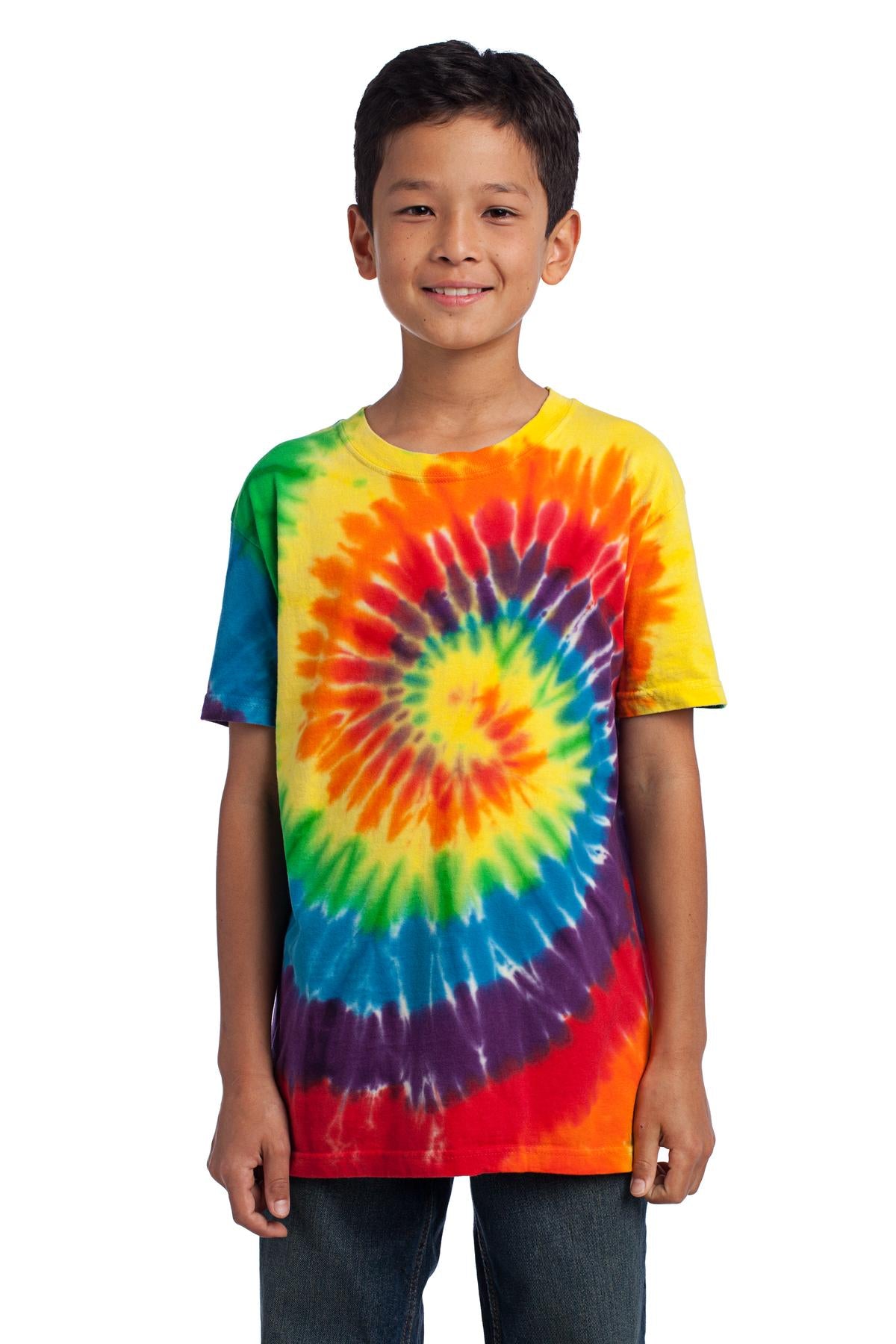 Port & Company Youth Tie-Dye Tee Youth Apparel Shirts & Tops