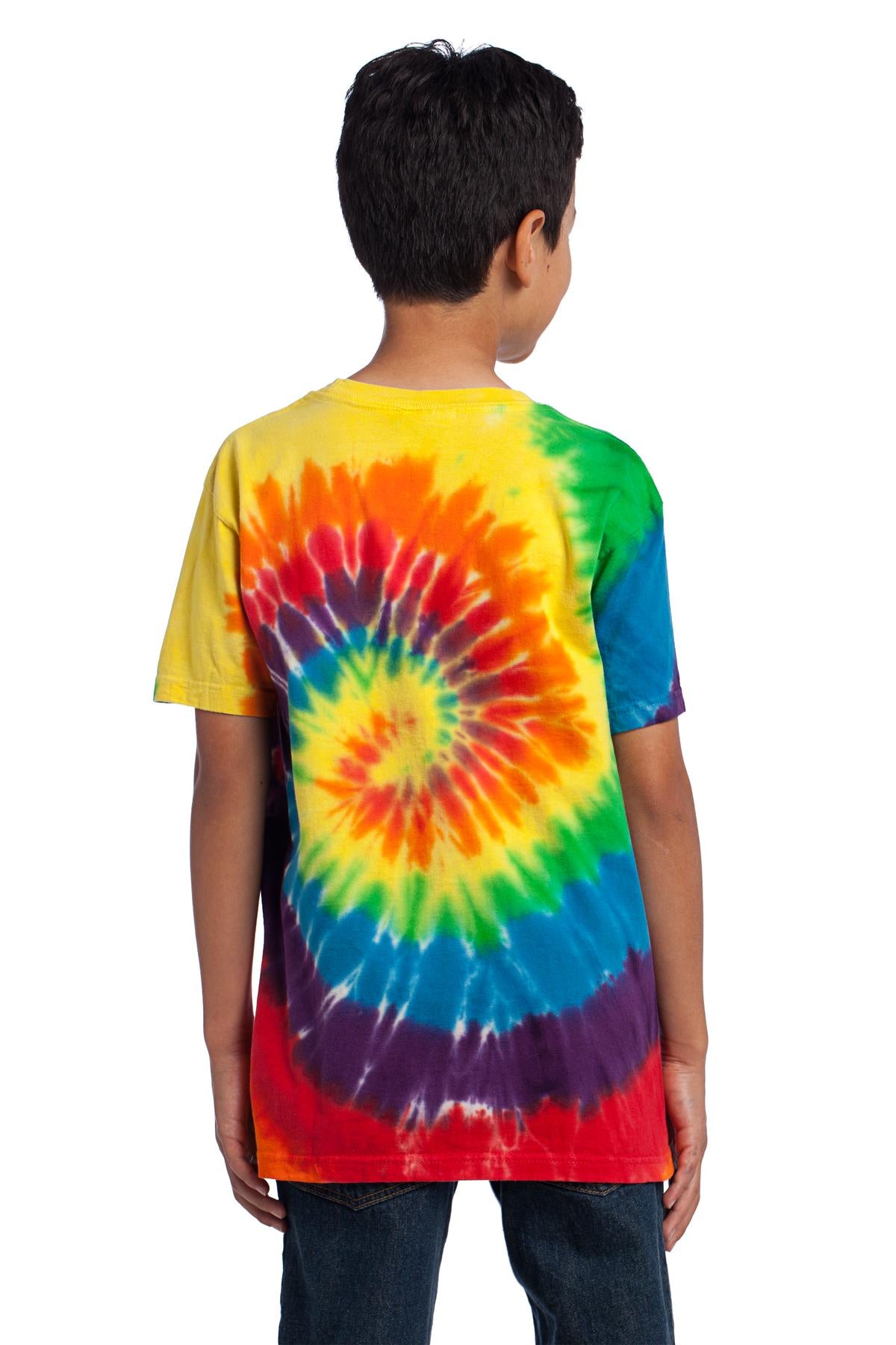 Port & Company Youth Tie-Dye Tee Youth Apparel Shirts & Tops