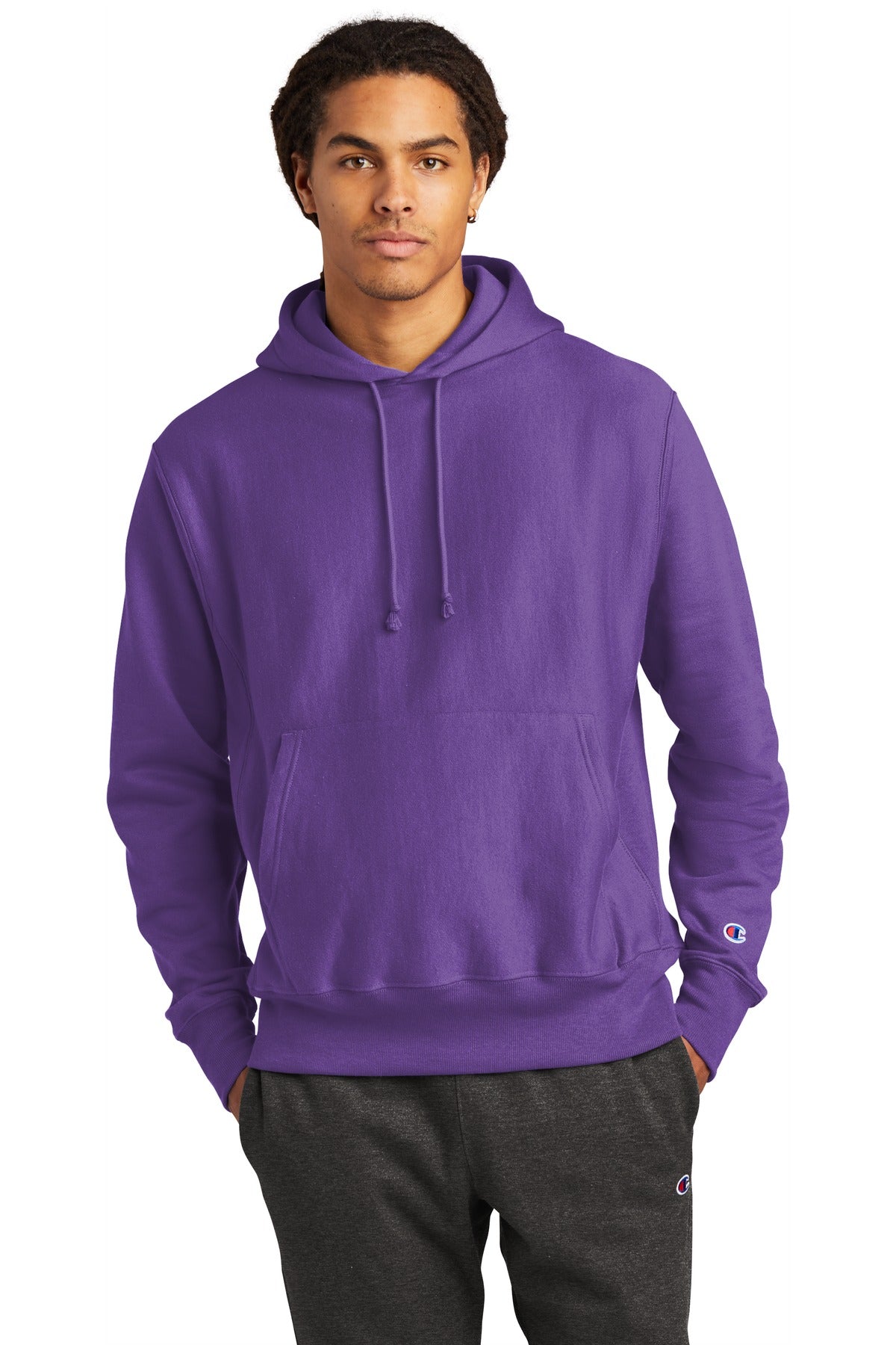Champion Men's Reverse Weave Hooded Sweatshirt Mens Apparel Sweatshirts & Fleece