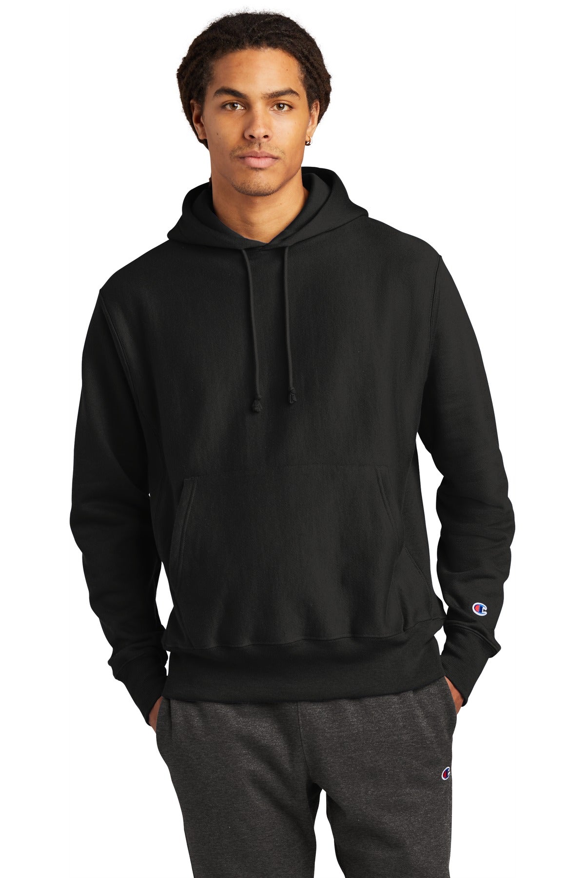 Champion Men's Reverse Weave Hooded Sweatshirt Mens Apparel Sweatshirts & Fleece