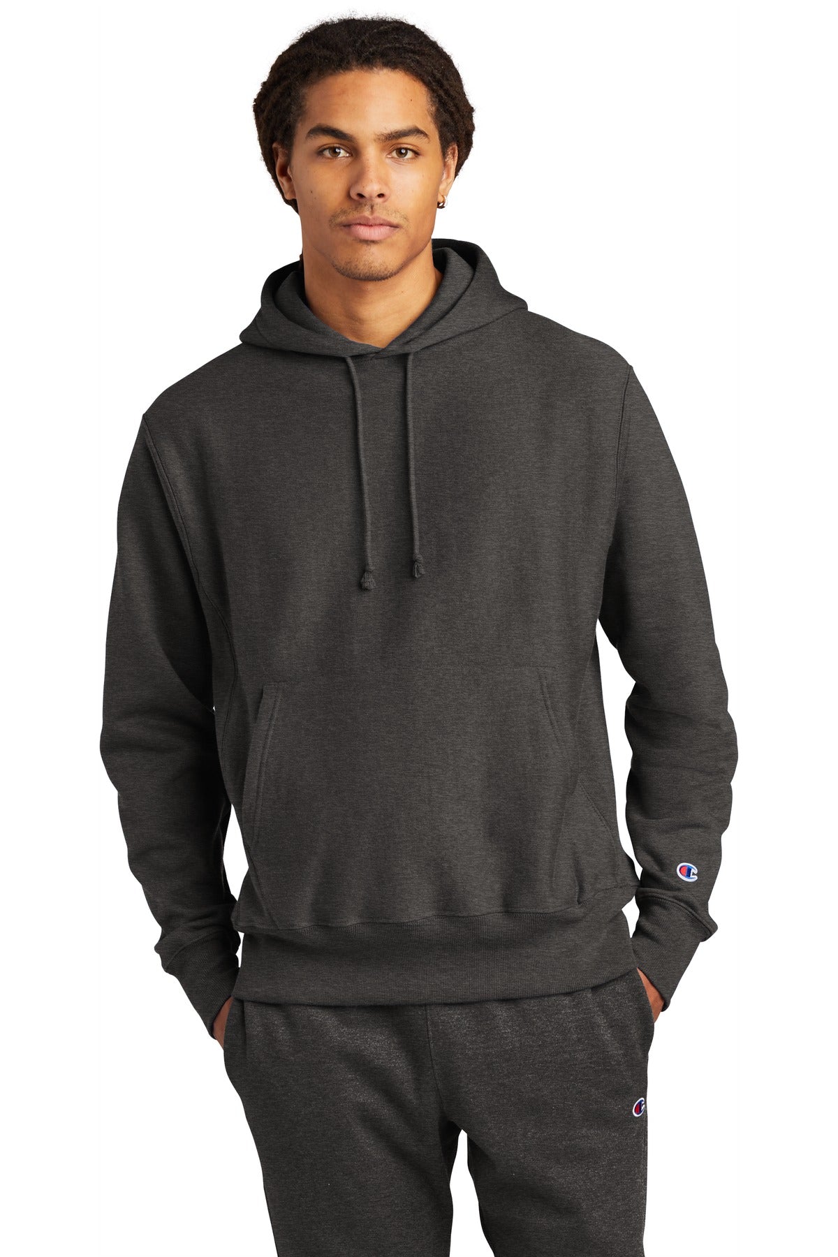 Champion Men's Reverse Weave Hooded Sweatshirt Mens Apparel Sweatshirts & Fleece