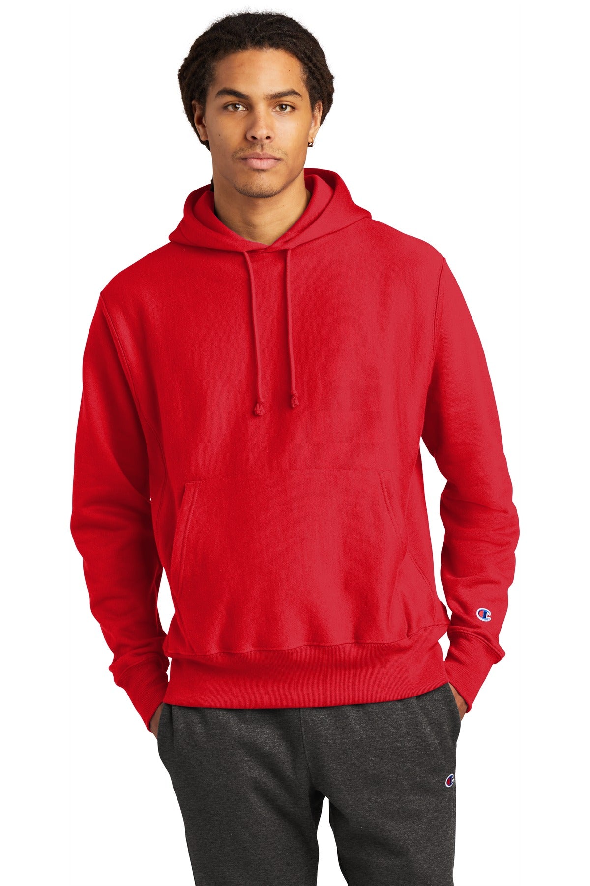 Champion Men's Reverse Weave Hooded Sweatshirt Mens Apparel Sweatshirts & Fleece