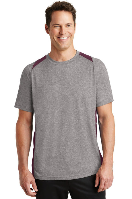 Sport-Tek Men's Heather Colorblock Contender Tee Mens Apparel Shirts & Tops