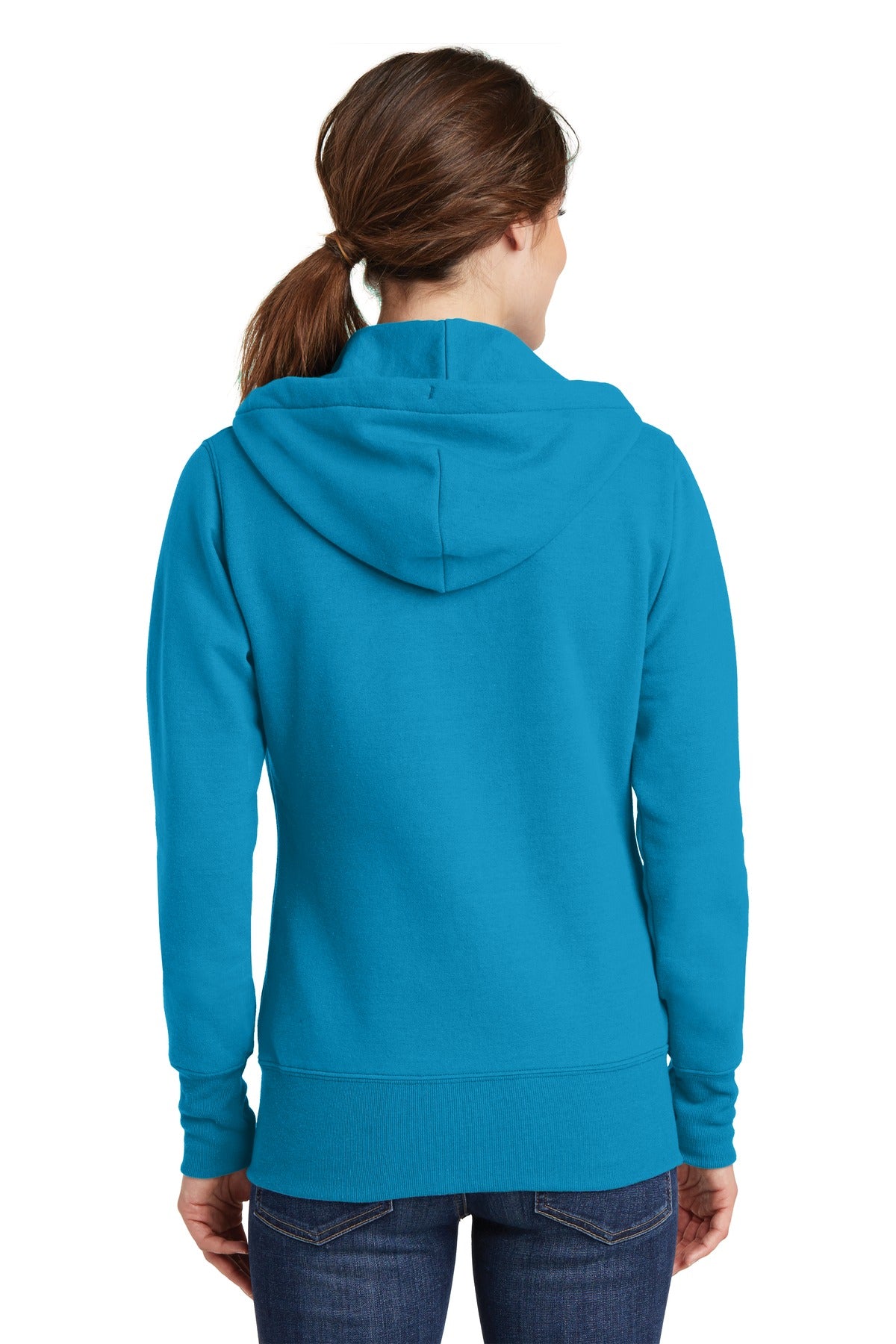 Port & Company Women's Core Fleece Full-Zip Hooded Sweatshirt Womens Apparel Sweatshirts & Fleece