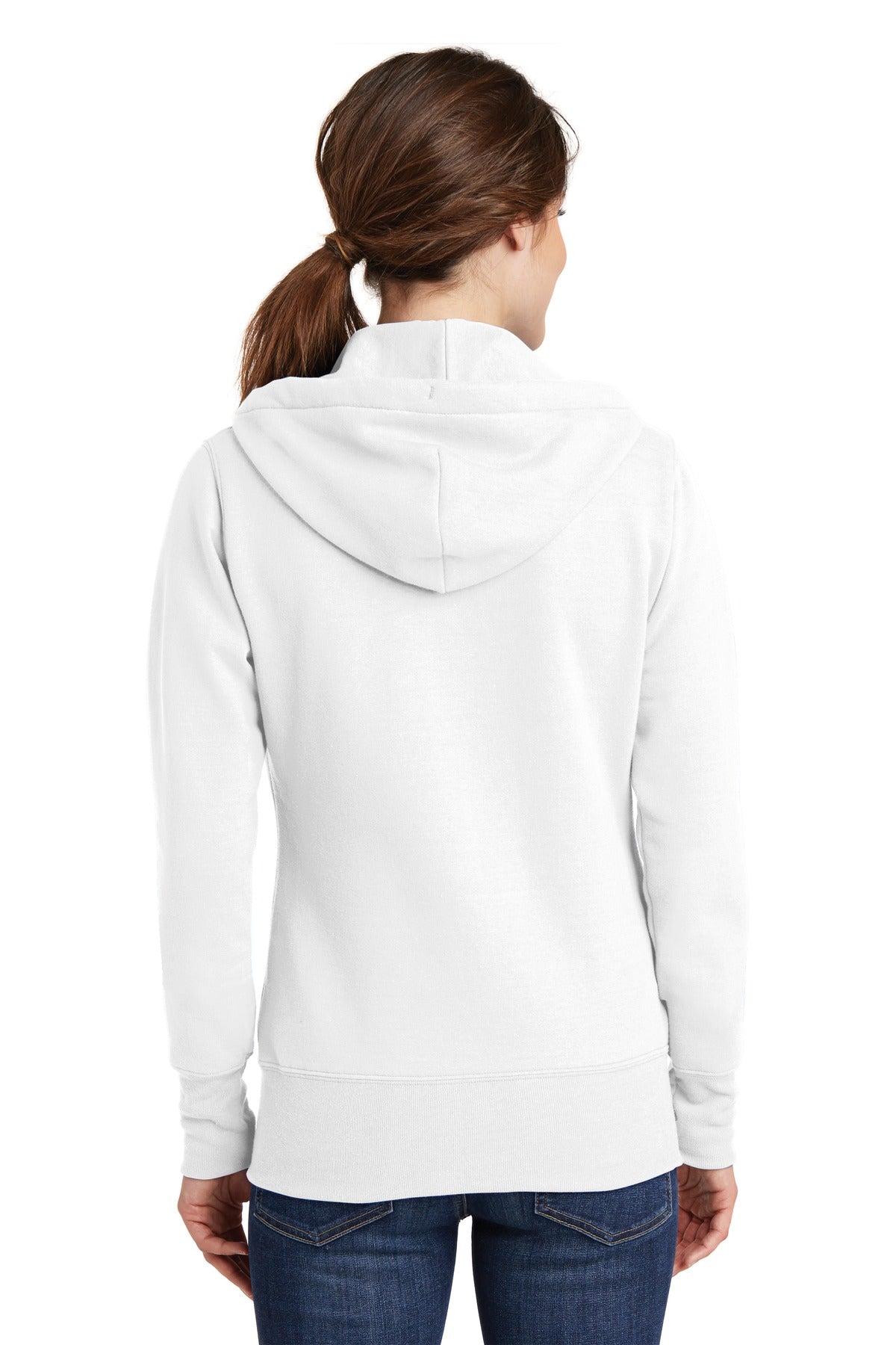 Port & Company Women's Core Fleece Full-Zip Hooded Sweatshirt Womens Apparel Sweatshirts & Fleece