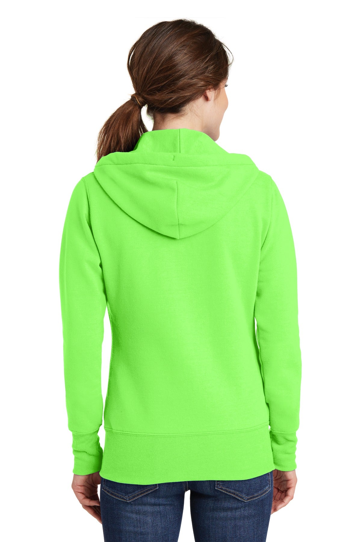 Port & Company Women's Core Fleece Full-Zip Hooded Sweatshirt Womens Apparel Sweatshirts & Fleece