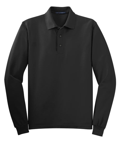 Port Authority Men's Silk Touch Long Sleeve Polo. K500LS Mens Apparel Shirts & Tops
