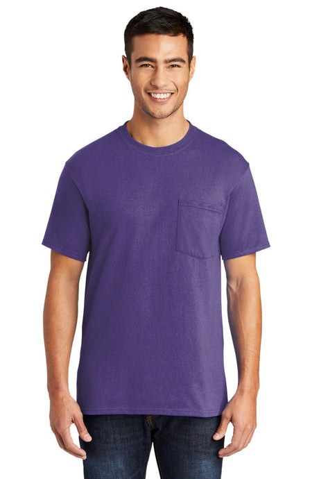Port & Company Men's Core Blend Pocket Tee Tall Mens Apparel Shirts & Tops