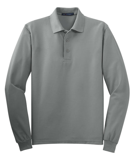 Port Authority Men's Silk Touch Long Sleeve Polo. K500LS Mens Apparel Shirts & Tops