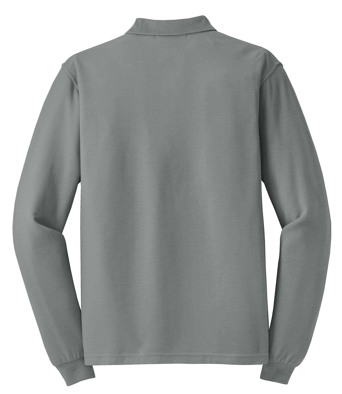Port Authority Men's Silk Touch Long Sleeve Polo. K500LS Mens Apparel Shirts & Tops