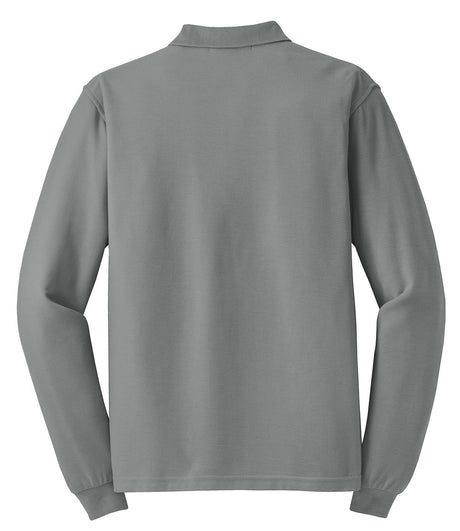 Port Authority Men's Silk Touch Long Sleeve Polo. K500LS Mens Apparel Shirts & Tops
