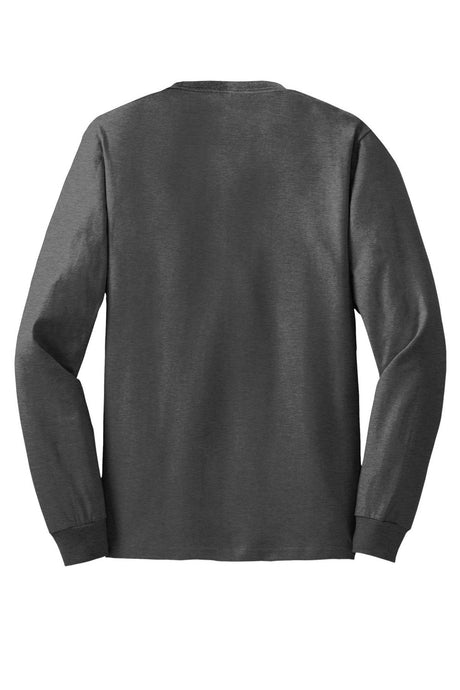 Hanes Men's Authentic 100% Cotton Long Sleeve T-Shirt 5586 Mens Apparel Shirts & Tops