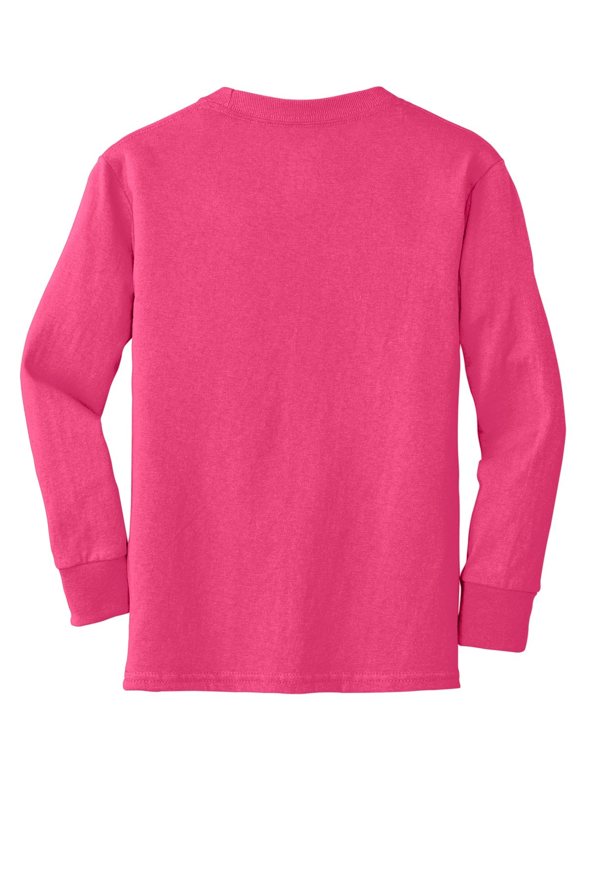 Port & Company - Youth Long Sleeve Core Cotton Tee Youth Apparel Shirts & Tops