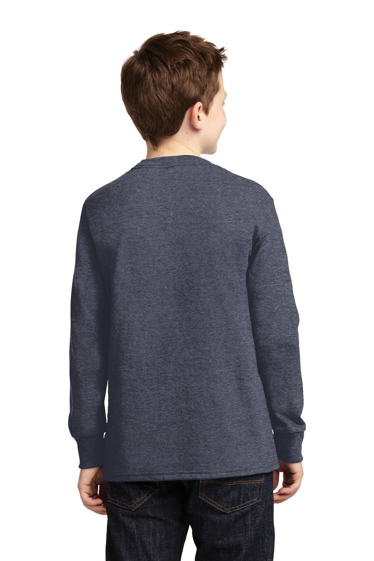 Port & Company - Youth Long Sleeve Core Cotton Tee Youth Apparel Shirts & Tops