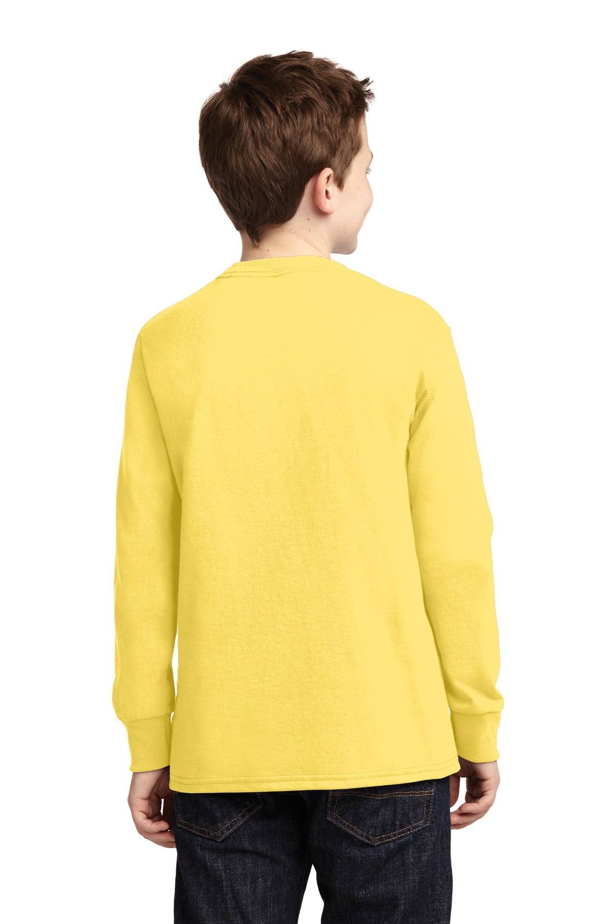 Port & Company - Youth Long Sleeve Core Cotton Tee Youth Apparel Shirts & Tops