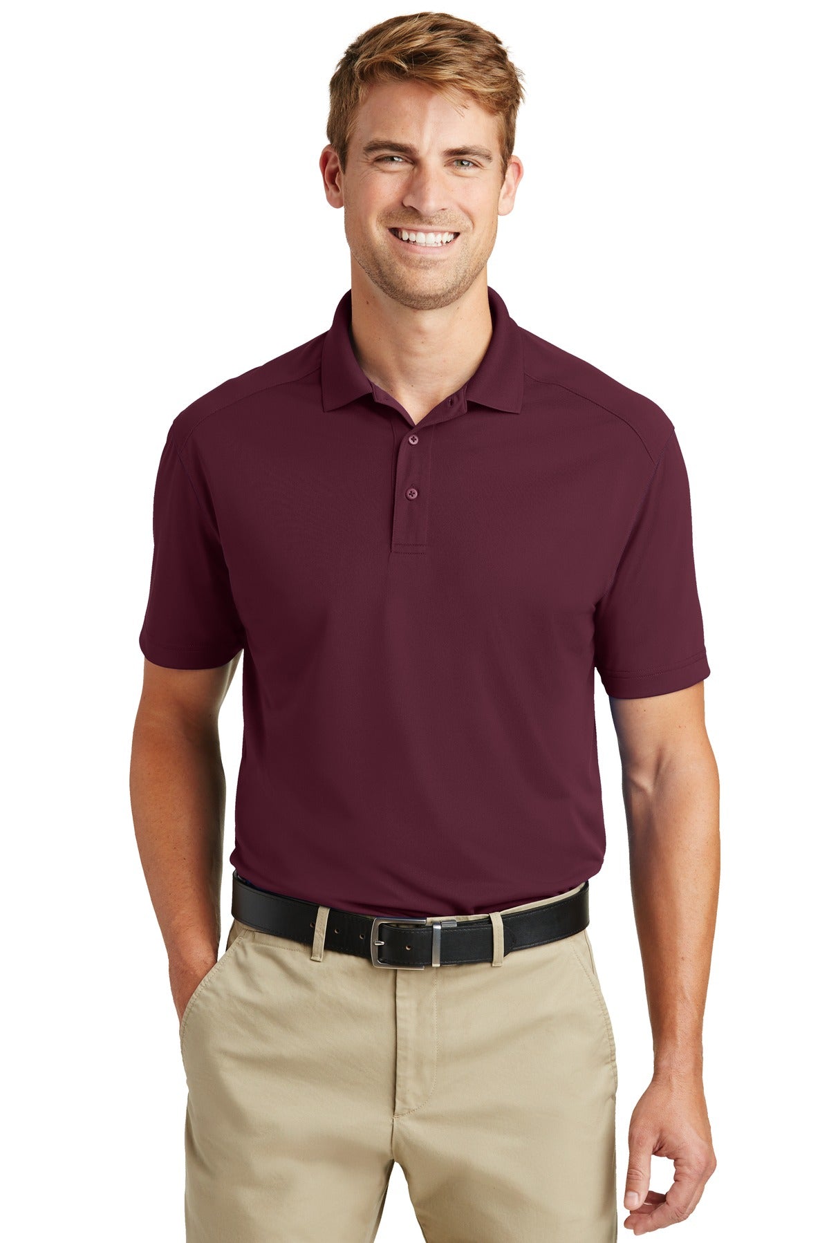 CornerStone Men's Select Lightweight Snag-Proof Polo. CS418 Mens Apparel Shirts & Tops
