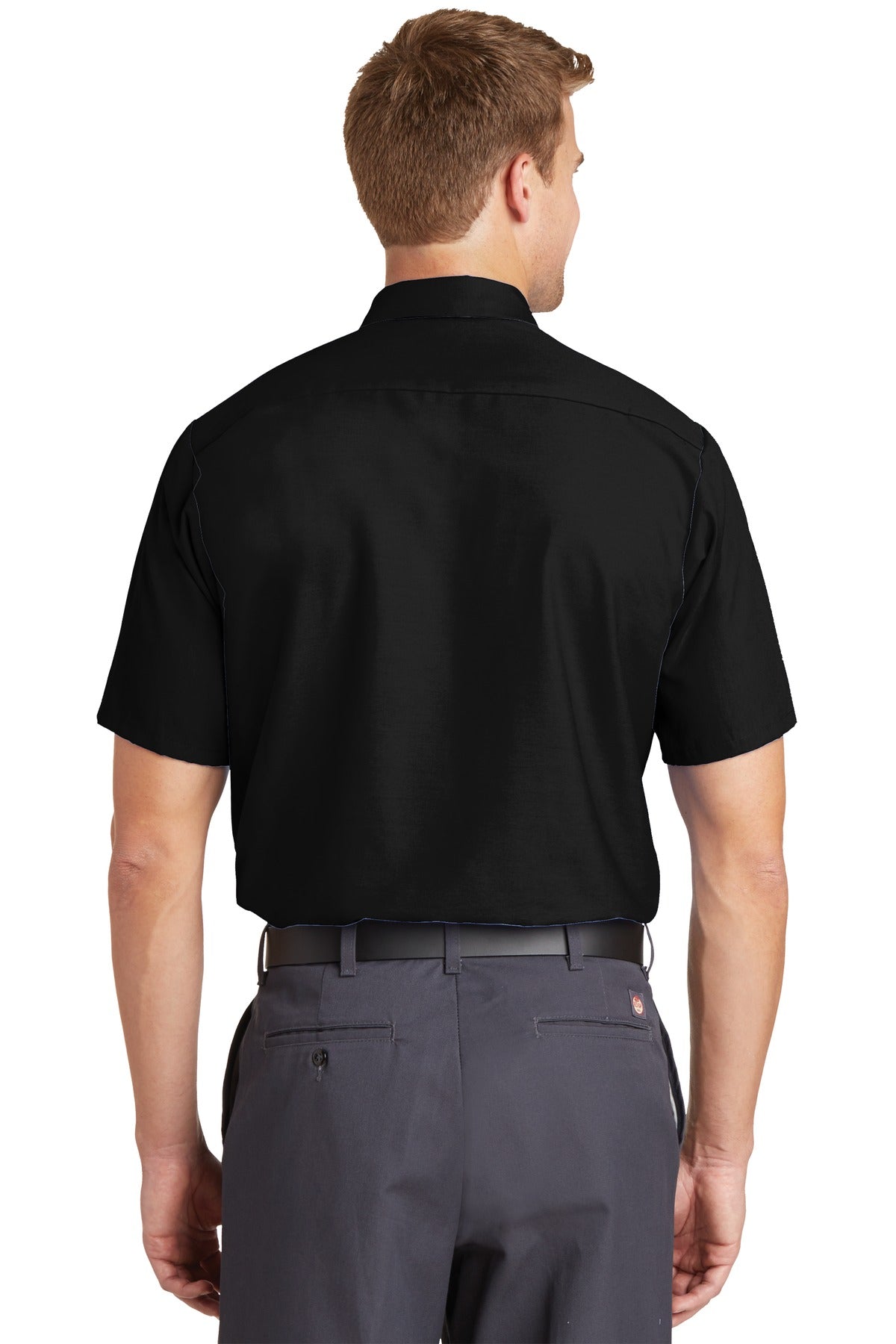 Red Kap Men's Industrial Short Sleeve Work Shirt. SP24 Corporate Apparel Shirts & Tops