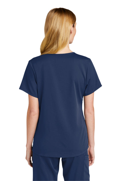 WonderWink Women's Premiere Flex Mock Wrap Top. WW4268 Corporate Apparel Shirts & Tops