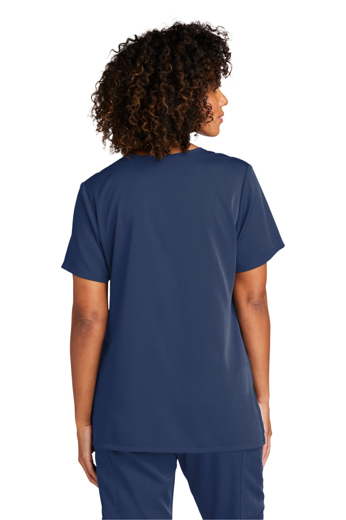 WonderWink Women's Premiere Flex V-Neck Top. WW4168 Corporate Apparel Shirts & Tops