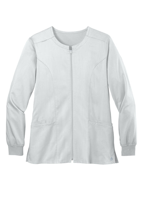 WonderWink Women's Premiere Flex Full-Zip Scrub Jacket. WW4088 Corporate Apparel Jackets & Vests