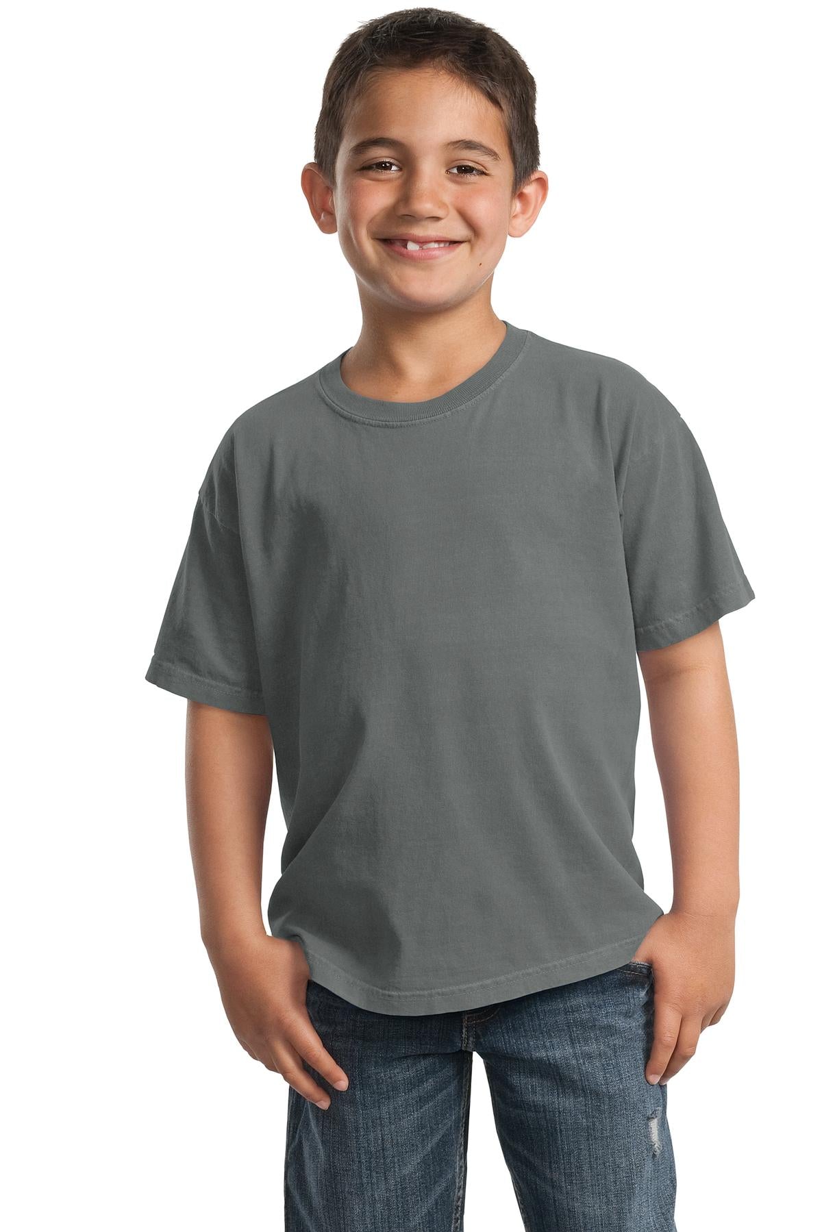 Port & Company Youth Beach Wash Garment-Dyed Tee Youth Apparel Shirts & Tops