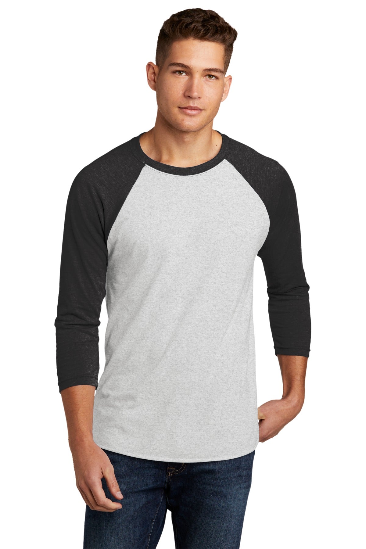 Next Level Unisex Tri-Blend 3/4-Sleeve Raglan Tee. Mens Apparel Shirts & Tops