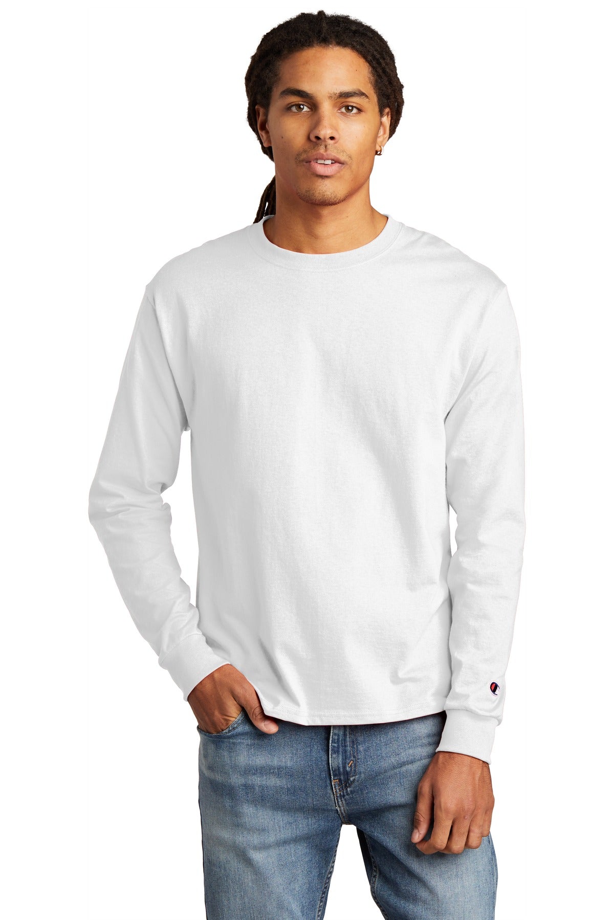 Champion Men's Heritage 5.2-Oz. Jersey Long Sleeve Tee-1