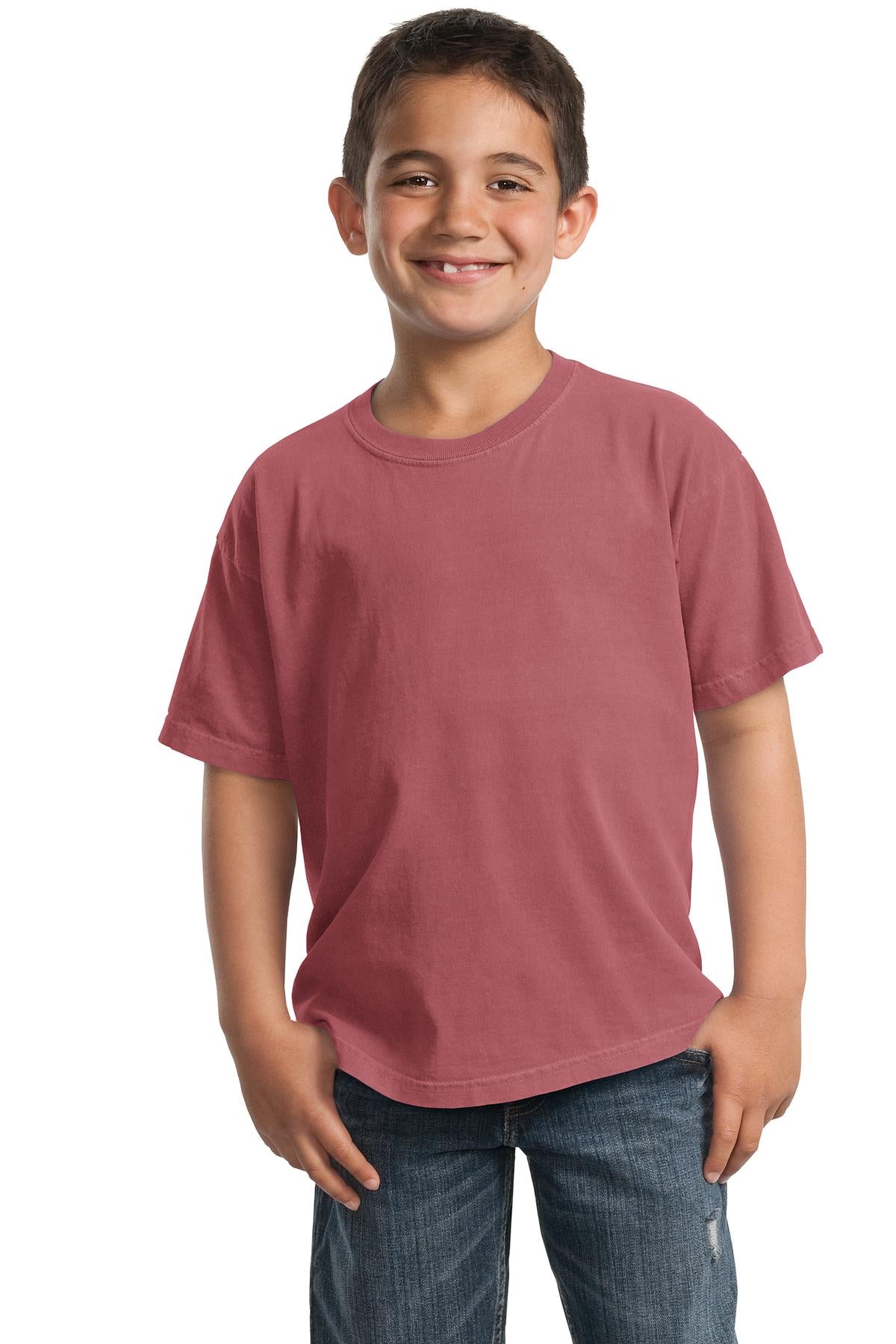 Port & Company Youth Beach Wash Garment-Dyed Tee Youth Apparel Shirts & Tops