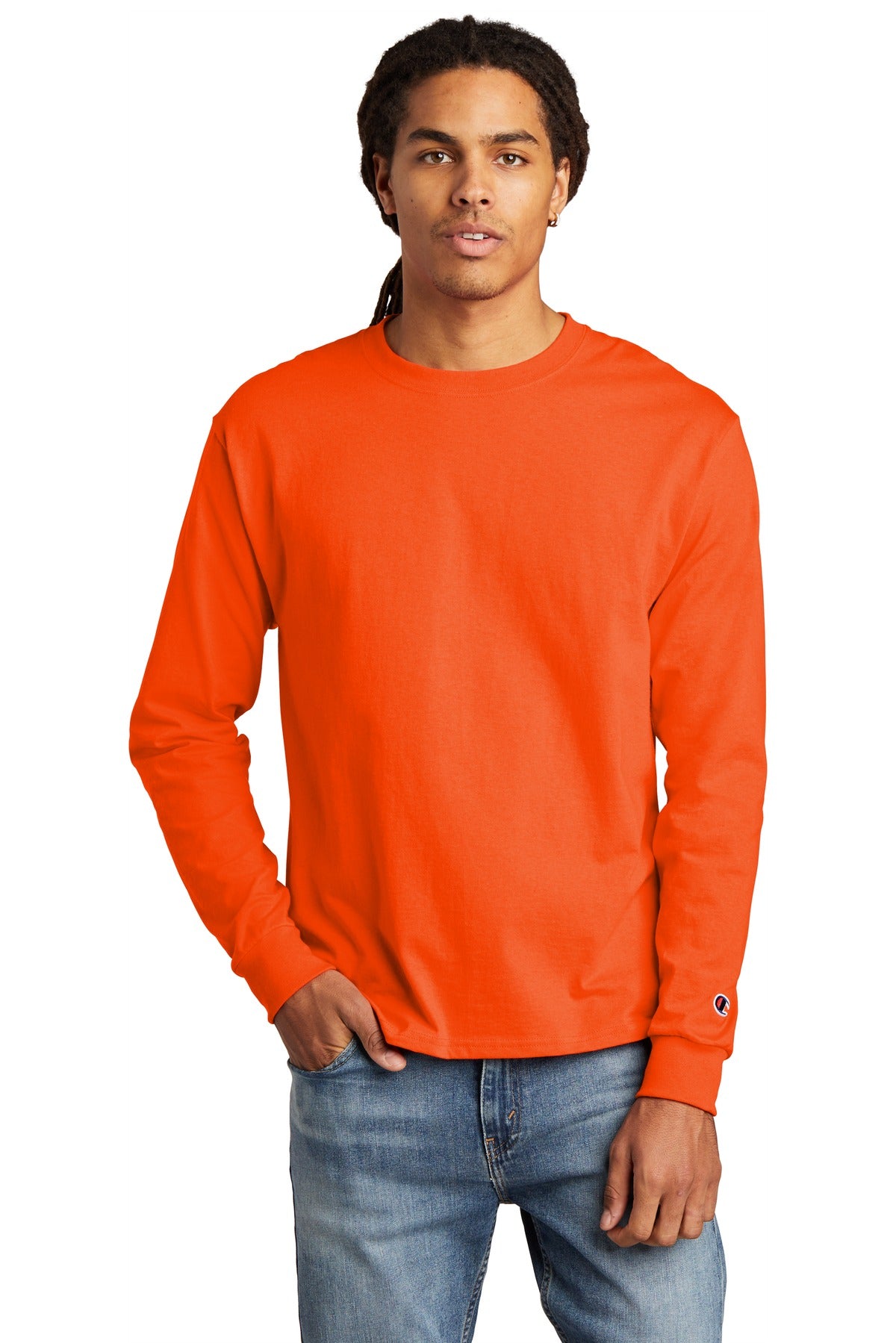 Champion Men's Heritage 5.2-Oz. Jersey Long Sleeve Tee-1