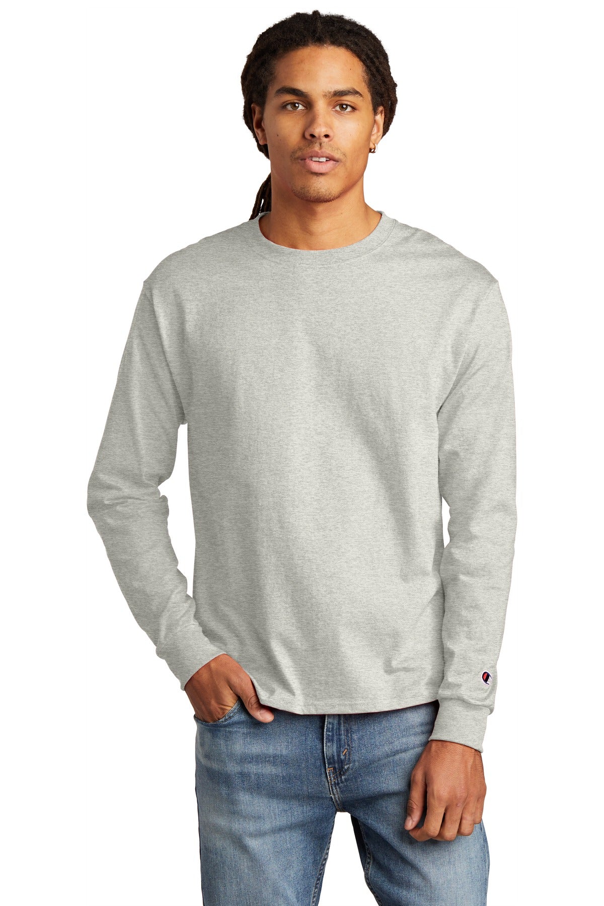 Champion Men's Heritage 5.2-Oz. Jersey Long Sleeve Tee-1