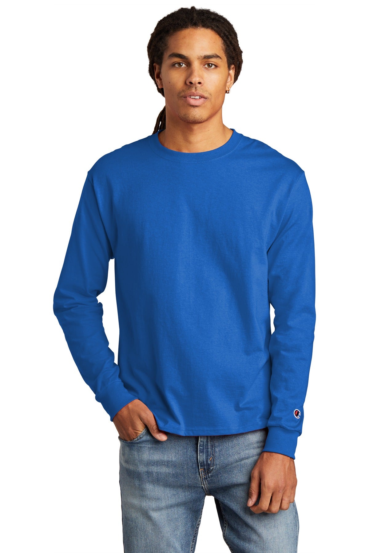 Champion Men's Heritage 5.2-Oz. Jersey Long Sleeve Tee-1