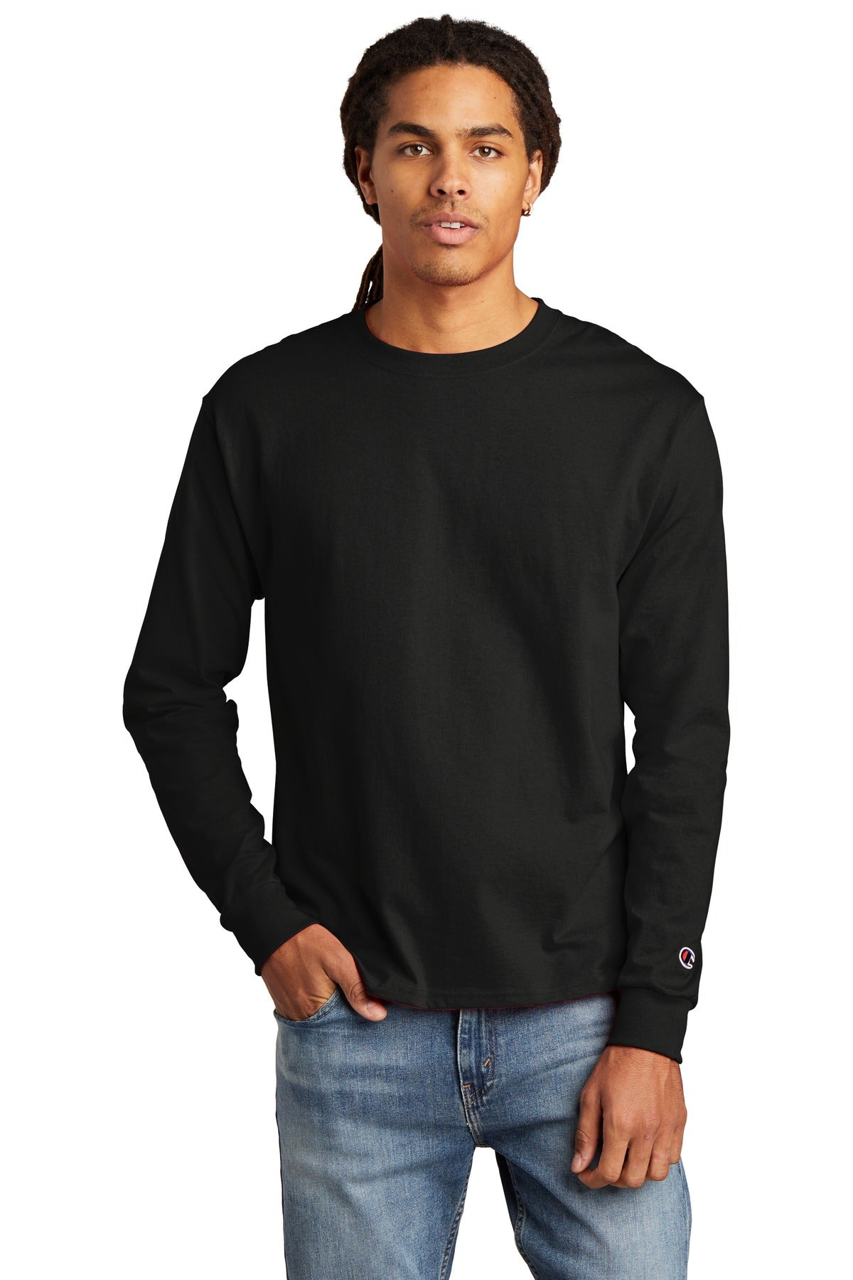 Champion Men's Heritage 5.2-Oz. Jersey Long Sleeve Tee-1
