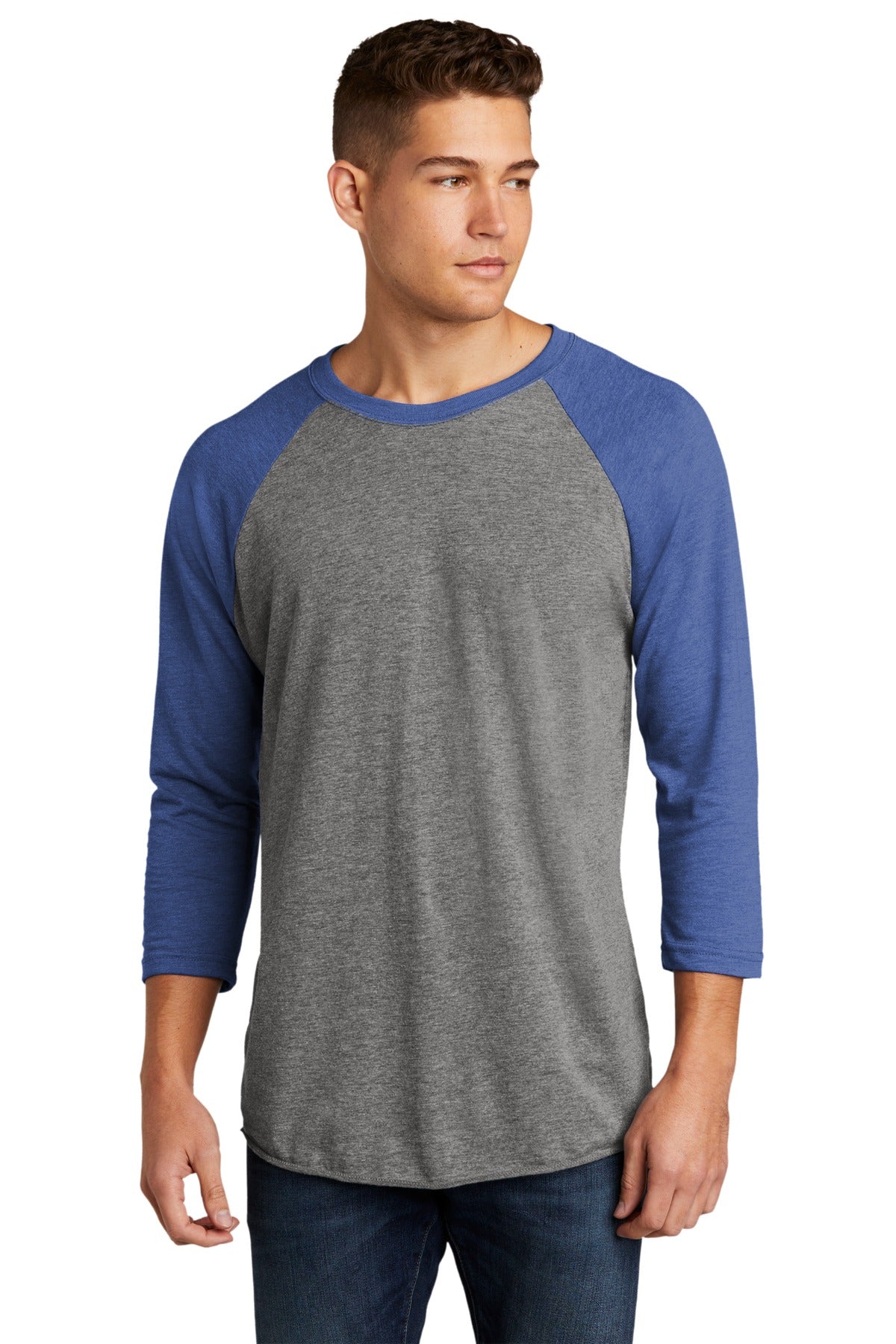 Next Level Unisex Tri-Blend 3/4-Sleeve Raglan Tee. Mens Apparel Shirts & Tops