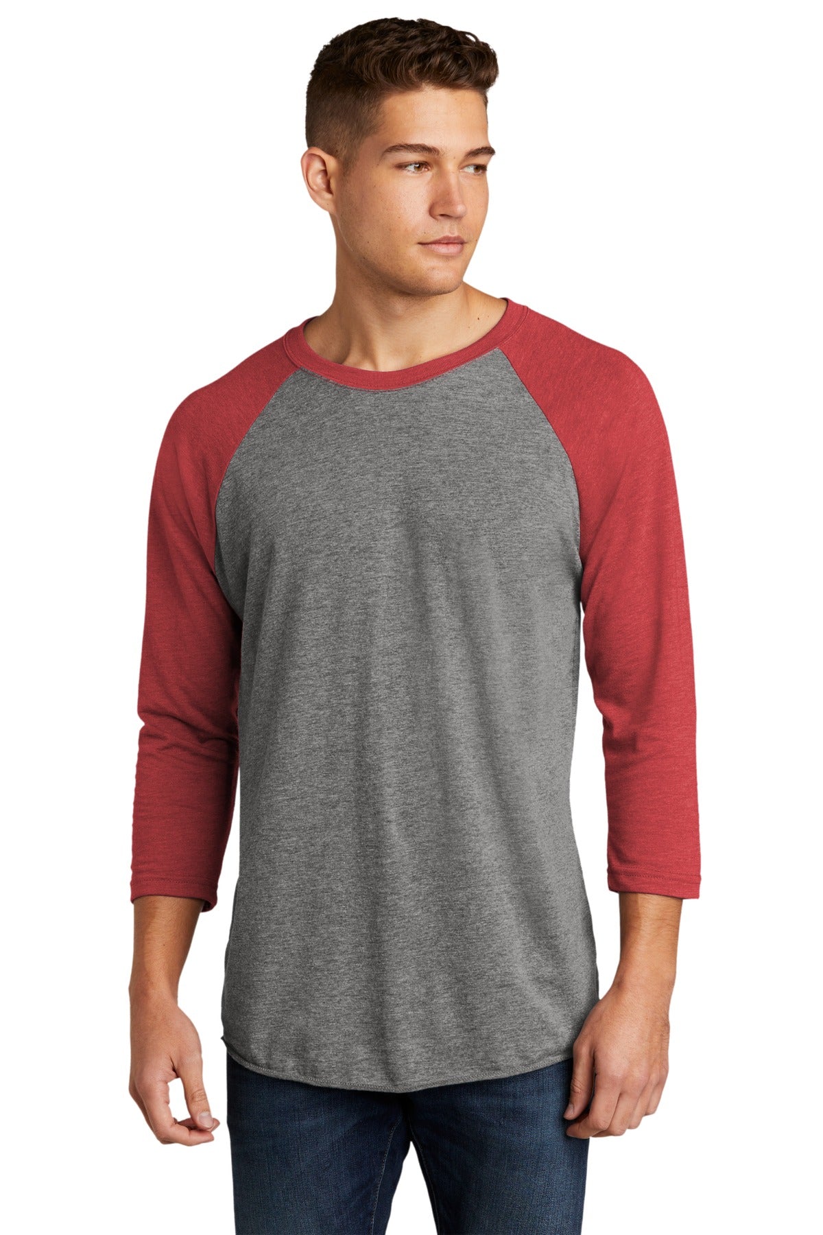 Next Level Unisex Tri-Blend 3/4-Sleeve Raglan Tee. Mens Apparel Shirts & Tops