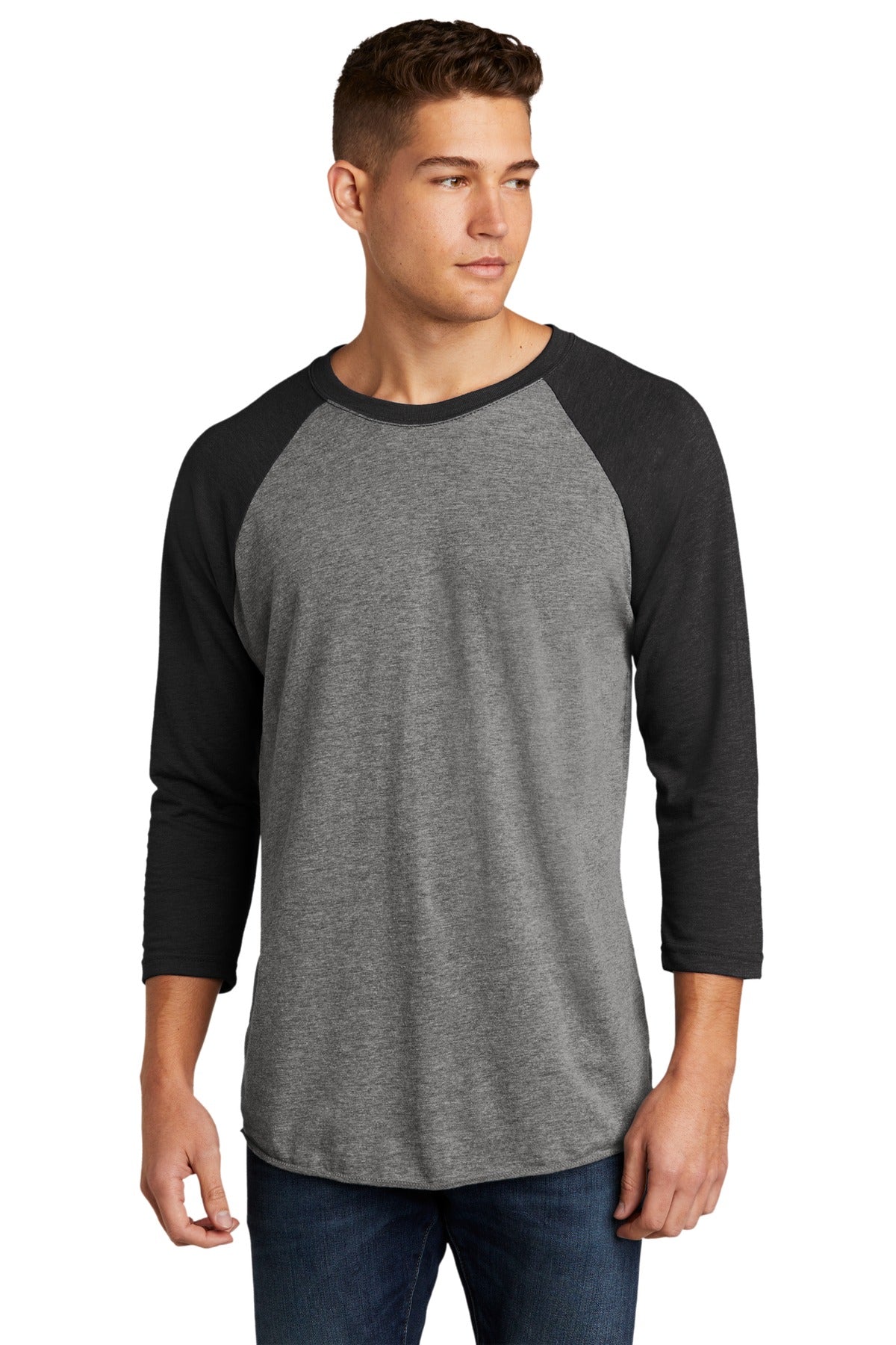 Next Level Unisex Tri-Blend 3/4-Sleeve Raglan Tee. Mens Apparel Shirts & Tops