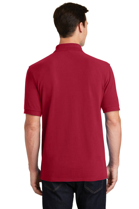 Port & Company - Men's Combed Ring Spun Pique Polo Mens Apparel Shirts & Tops