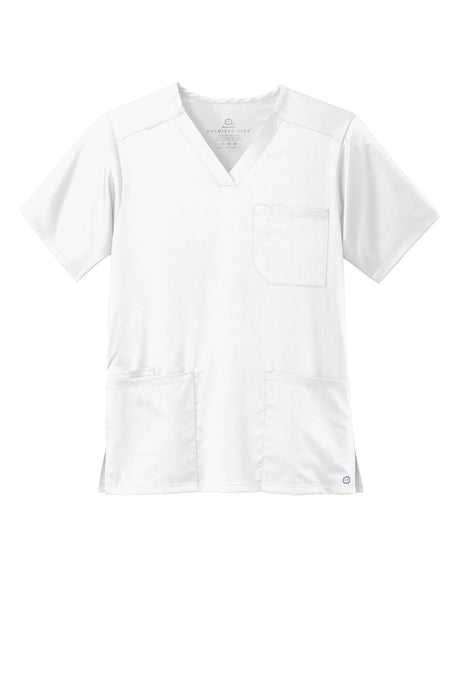 WonderWink Men's Premiere Flex V-Neck Top. WW5068 Corporate Apparel Shirts & Tops