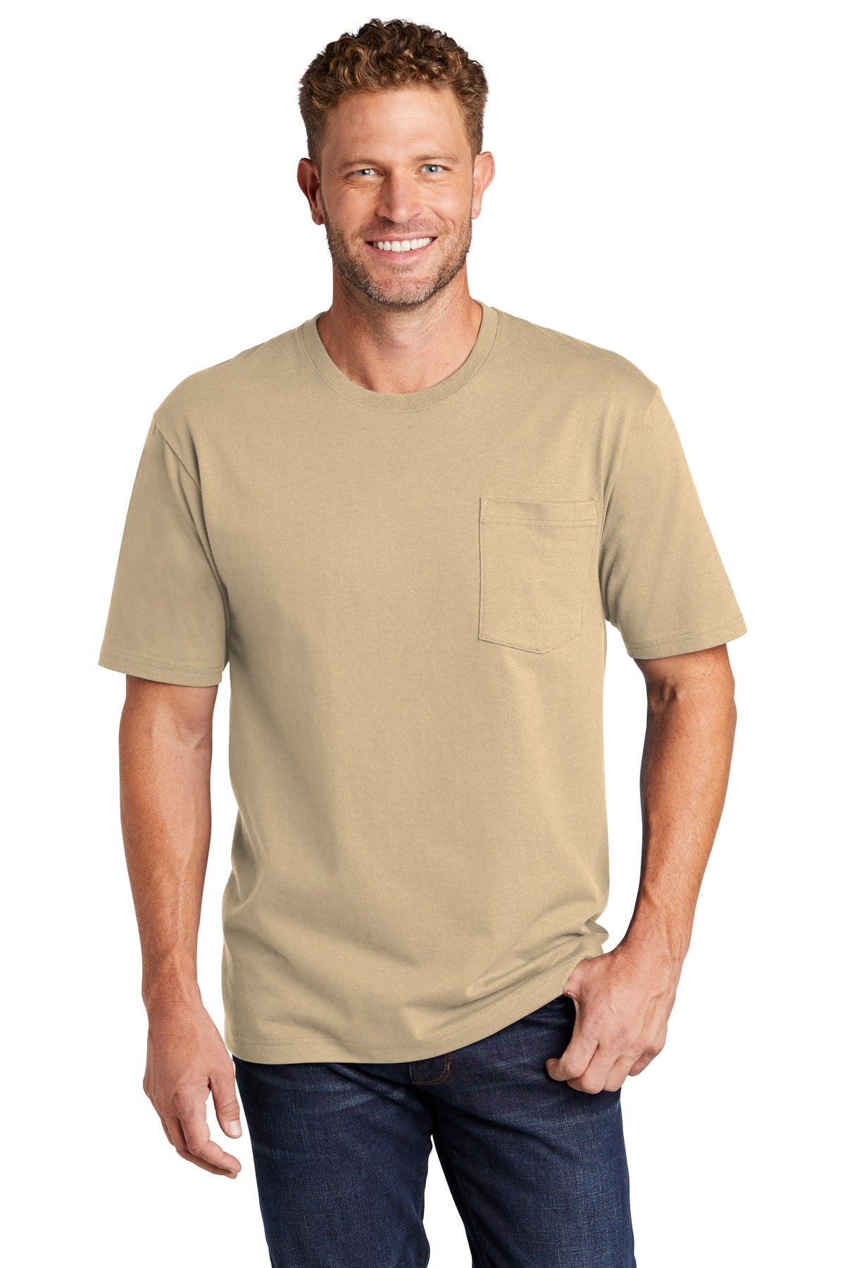 CornerStone Men's Workwear Pocket Tee. CS430 Mens Apparel Shirts & Tops
