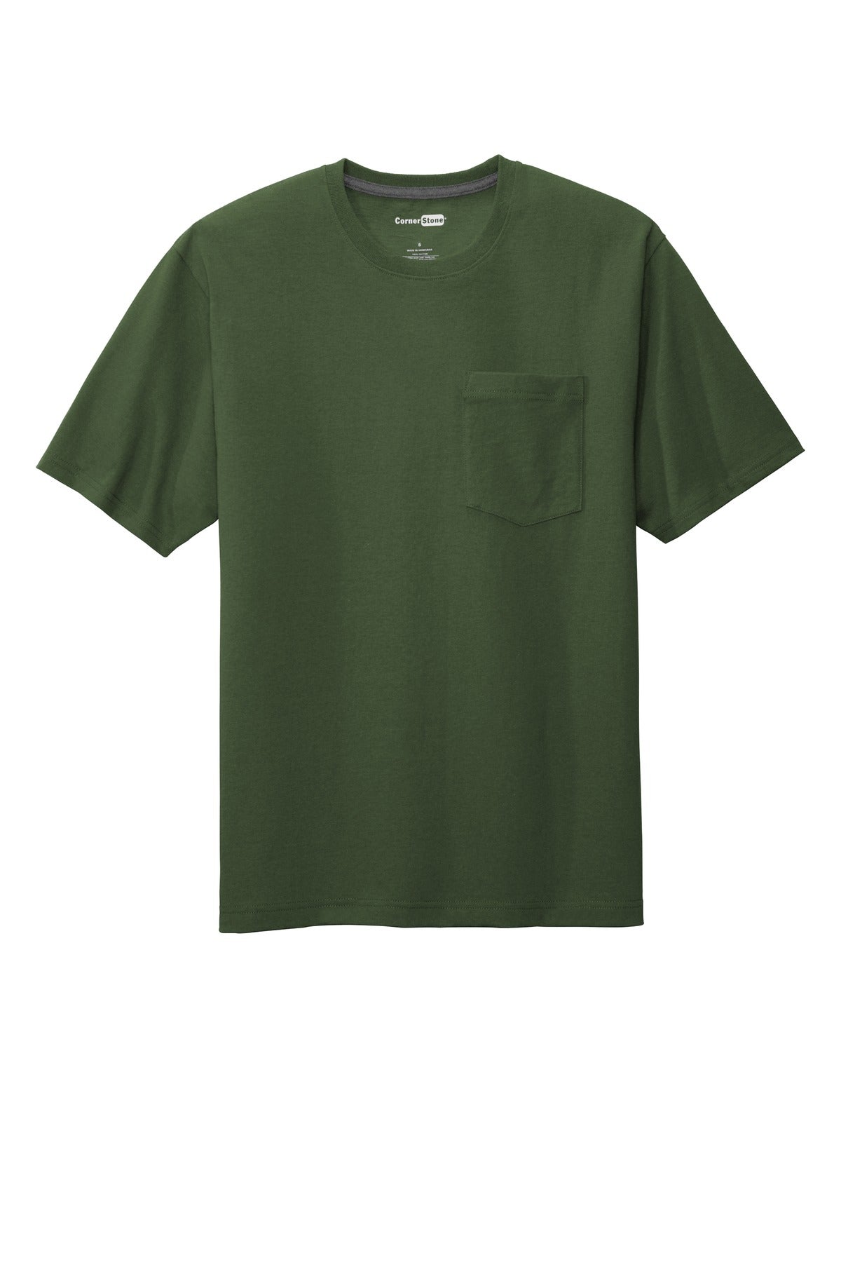 CornerStone Men's Workwear Pocket Tee. CS430 Mens Apparel Shirts & Tops